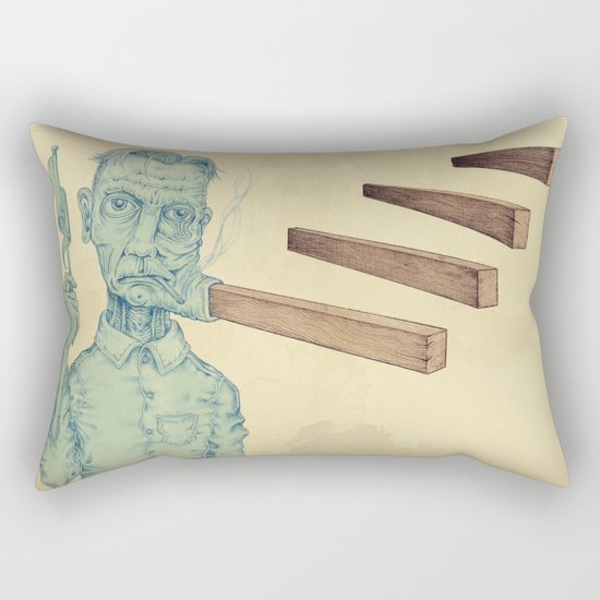 Flag Waver Rectangular Pillow
