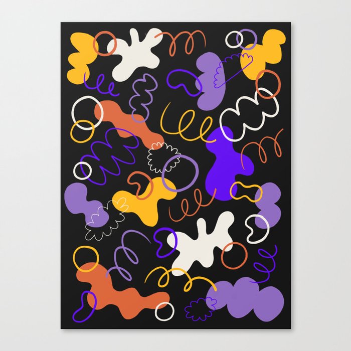 fun pattern Canvas Print