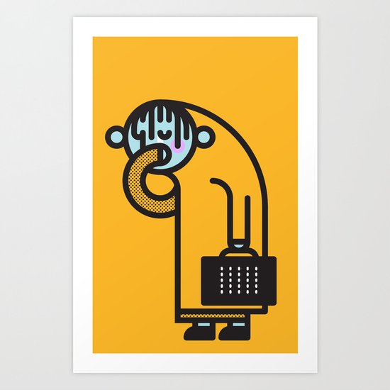 Crying in the Rain Art Print