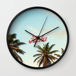 aloha Wall Clock