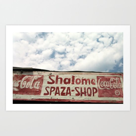 Shalome Spaza Art Print