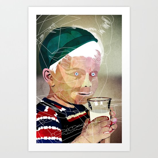 Milk Art Print