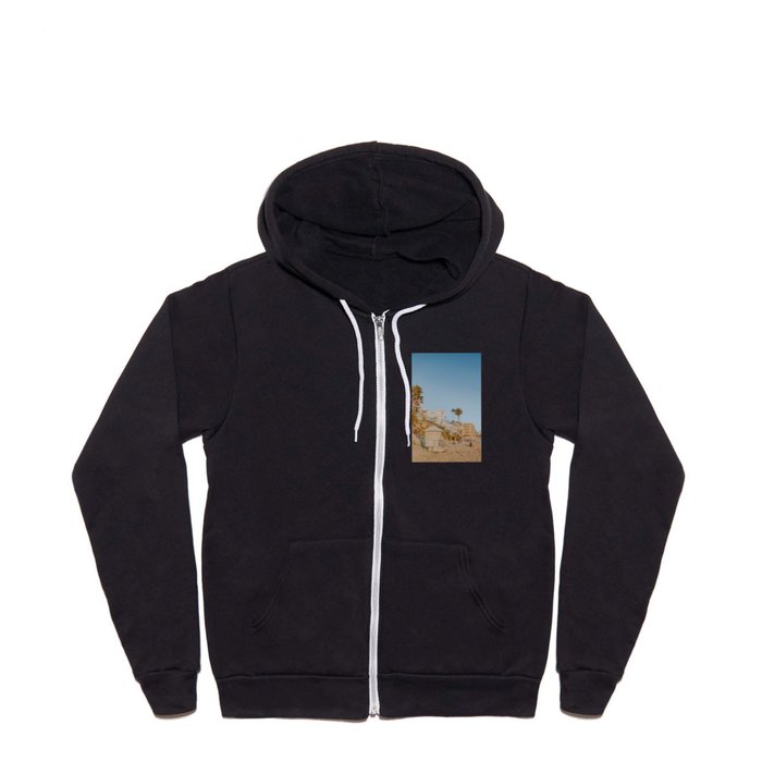 no lifeguard lxiv laguna beach california Full Zip Hoodie by