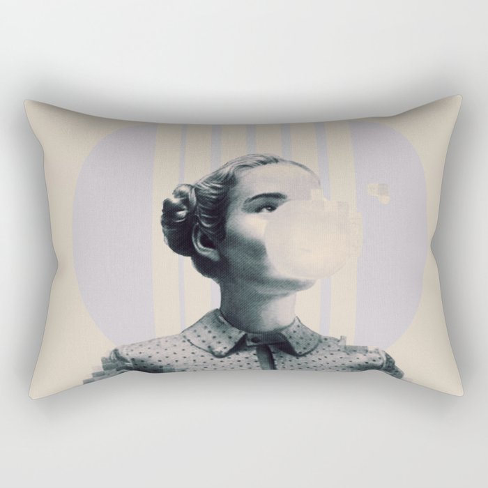 Pixels and bubblegums Rectangular Pillow