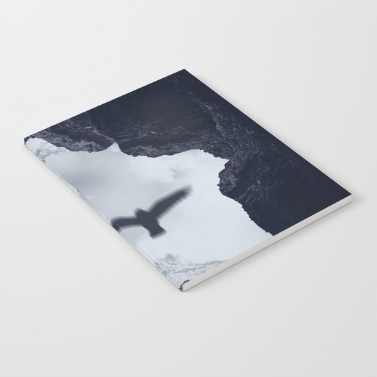 spaces xvii - cave mouth with bird Notebook