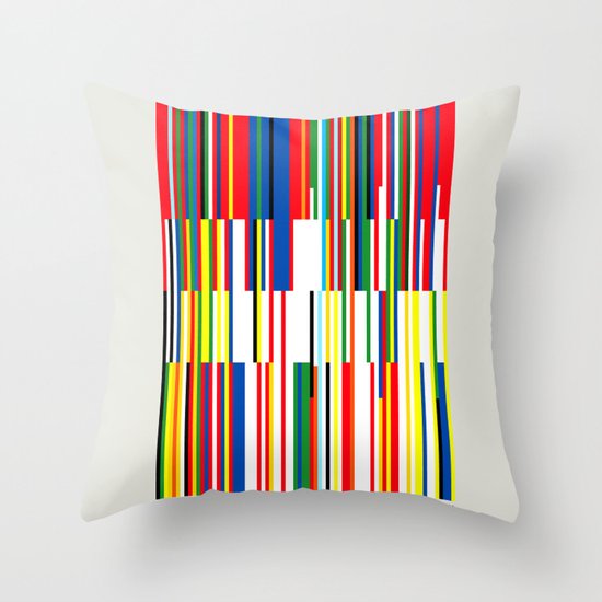 National Colors Throw Pillow