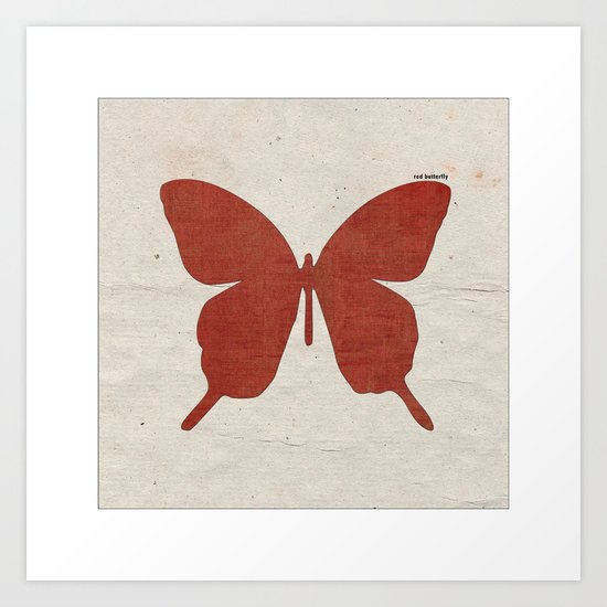 red B Art Print