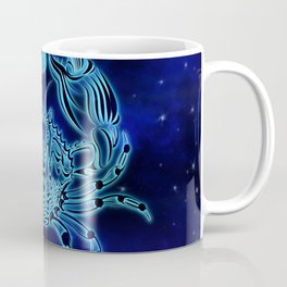 Astrology Horoscope Cancer Zodiac Blue Mug