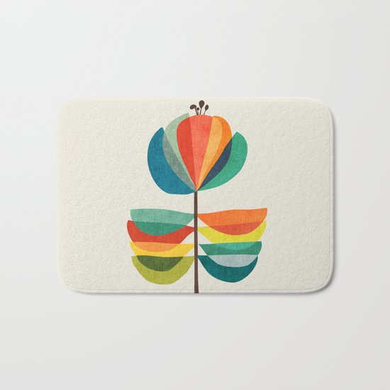Whimsical Bloom Bath Mat