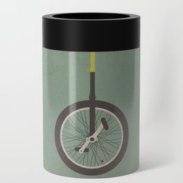Unicycle (with text) Can Cooler
