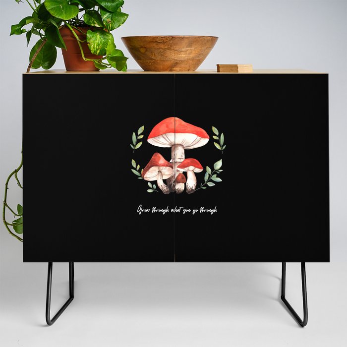 Goblincore Aesthetic Dark Academia Fairycore Indie Cottagecore Mushroom Credenza