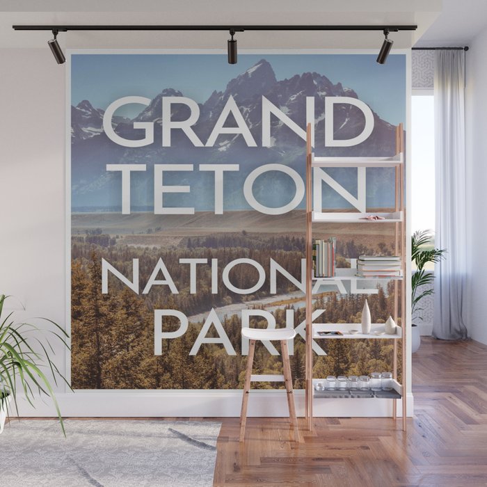 Grand Teton National Park Wyoming Landscape Photography Print Wall Mural