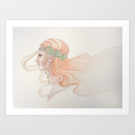 Lady of Lorien Art Print