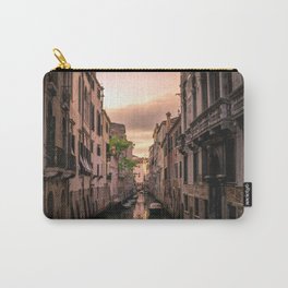 Canal of Venice Carry-All Pouch | Window, Venise, Top, Best, Digital, Dark, Sky, Photo, Symetric, Cloud 