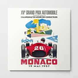 Classic Grand Prix Poster Metal Print
