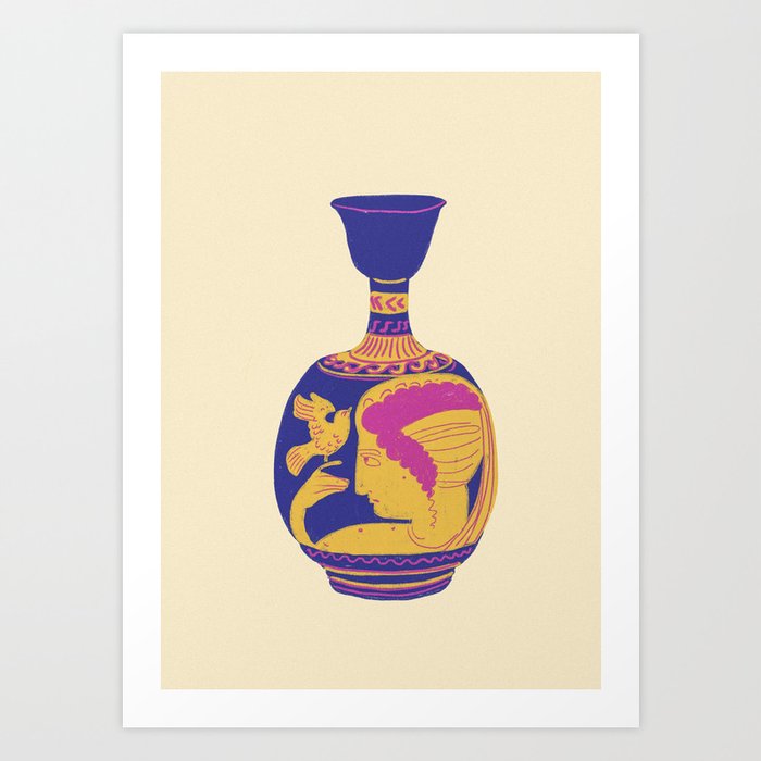 Roman vase Art Print