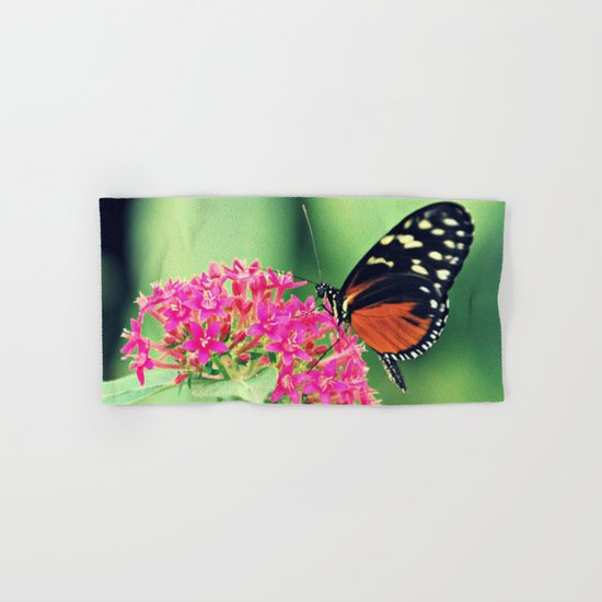 Butterfly & flower retro Hand & Bath Towel