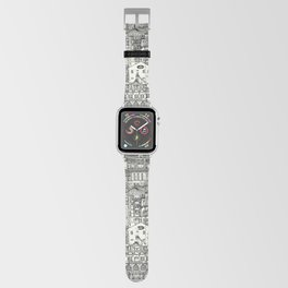 Glasgow toile black pewter Apple Watch Band
