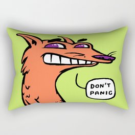 Don't panic Rectangular Pillow