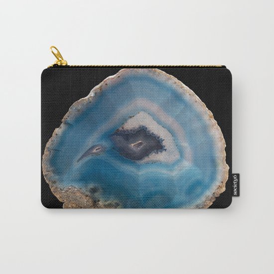Blue Geode Carry-All Pouch