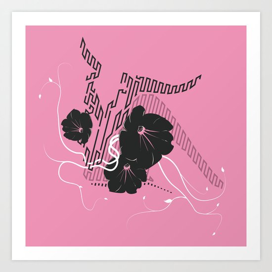 Untitled Art - Pink Art Print