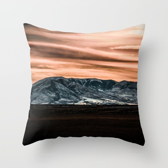 Colorado Sunset Throw Pillow