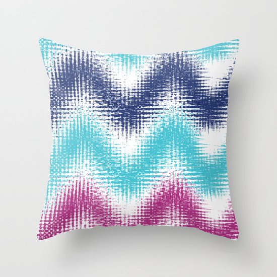 Batik Zig Zag Throw Pillow