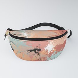 Unrestrained, Abstract Art Brushstrokes Fanny Pack
