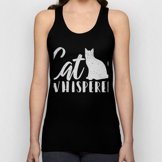 Cat Whisperer Kitty Lover T Shirt Unisex Tank Top By Homeoftshirts