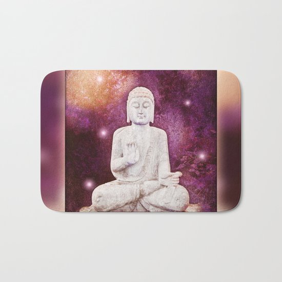 BUDDHA | Red Lights Bath Mat