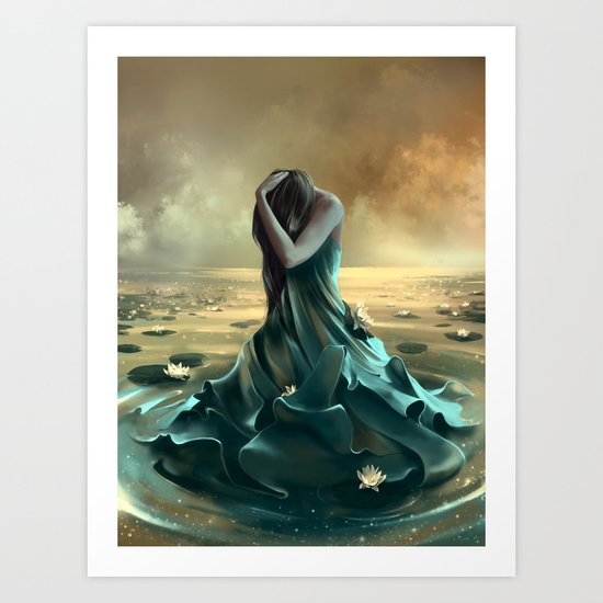 Vague à l'âme Art Print