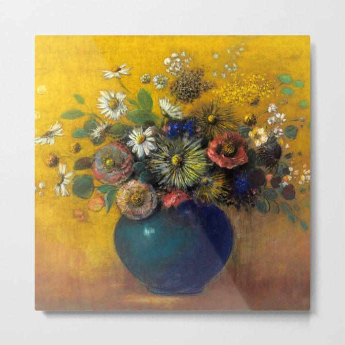 Odilon Redon "Bouquet of flowers" (3) Metal Print