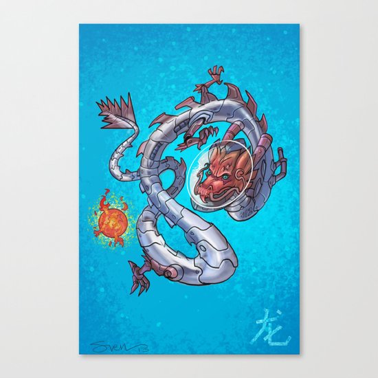 Astro Zodiac Force 05: Dragon Canvas Print