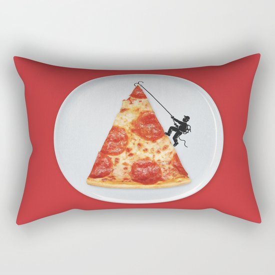 Pizza Topping Rectangular Pillow