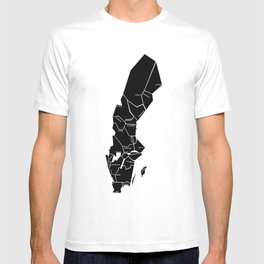 The Swedish landscapes - whitish T-shirt