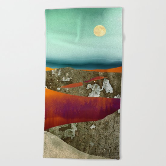 Desert Moon Beach Towel