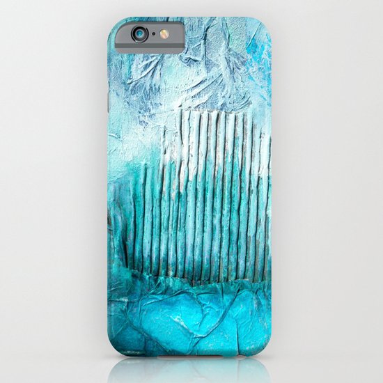 ABSTRACT AQUA COLOURS iPhone & iPod Case