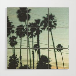 Los Angeles Palm Trees Wood Wall Art