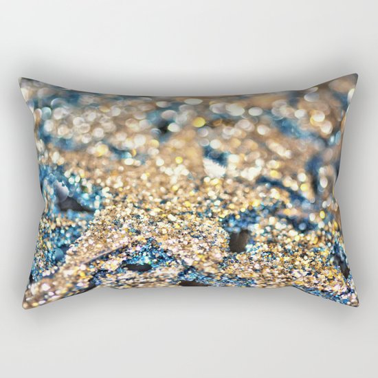 Starry Wishes and Bokeh Dreams... Rectangular Pillow
