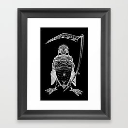 The Grim Penguin - inverted Framed Art Print