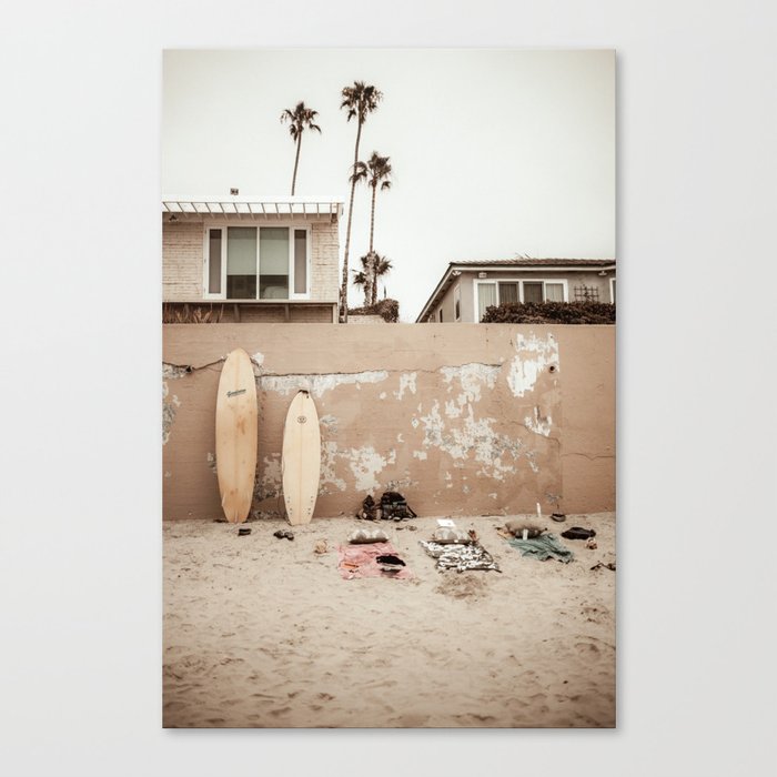 Surfing Canvas Print