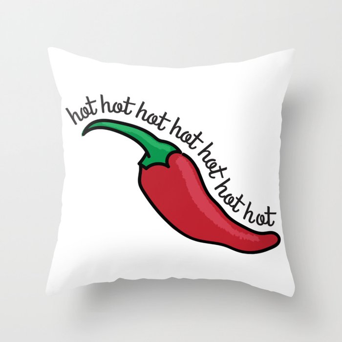 Red pepper Throw Pillow