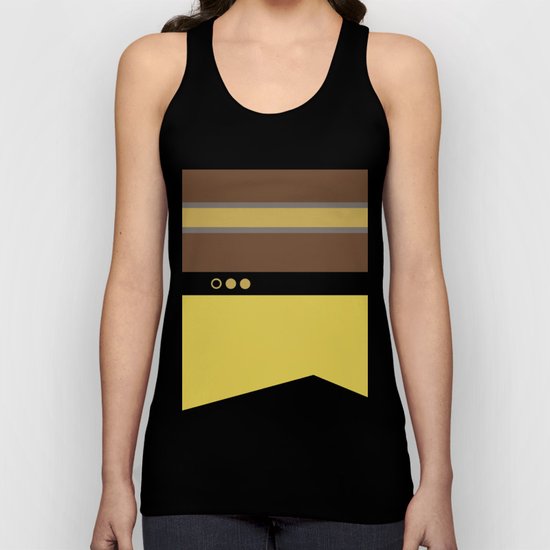 Geordie La Forge - Minimalist Star Trek TNG The Next Generation - 1701 D startrek Trektangles Unisex Tank Top
