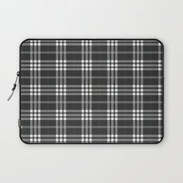 Black and White Flannel Laptop Sleeve