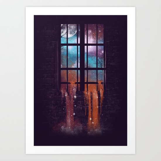 Let the Stars Flow Into You V.2 Art Print