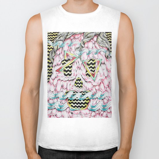 Face Melt Biker Tank