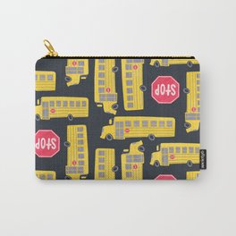 Bus Pattern Carry-All Pouch