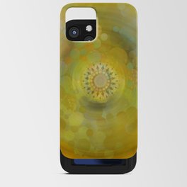 Mystic Yellow Light Abstract Contemporary Art iPhone Card Case