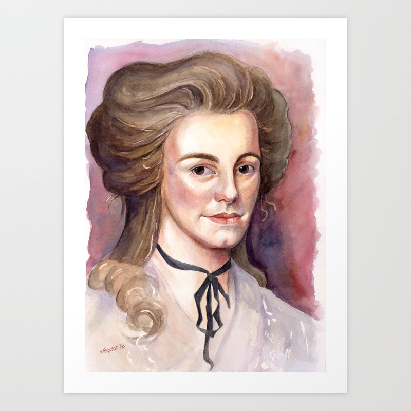 Elizabeth Hamilton After R Earl Art Print By Kamicokrolock Society6