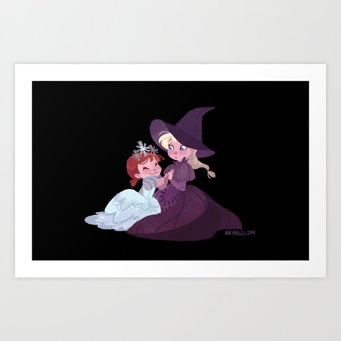 Witch Sisters Art Print